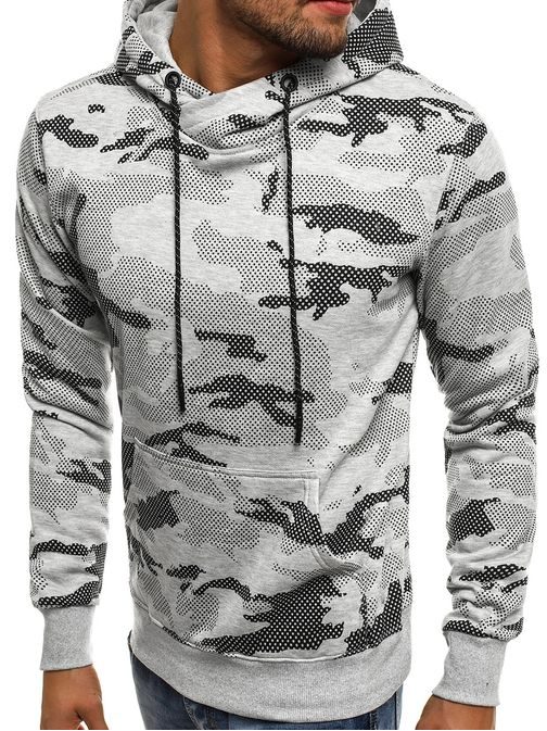 Siv vojaški pulover JS/DD131-10Z