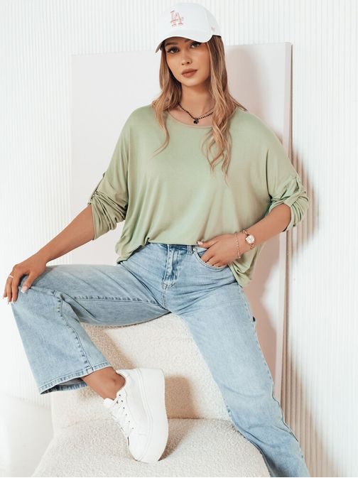 Oversize ženska zelena bluza Bafina