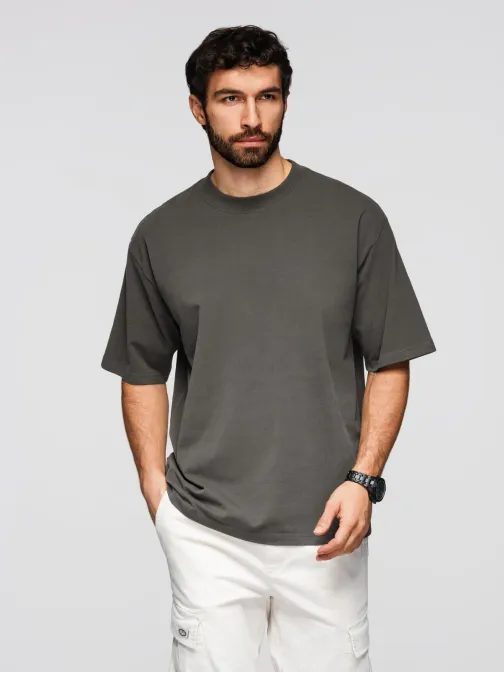 Grafitna majica ohlapnega kroja V3 TSBC-0267