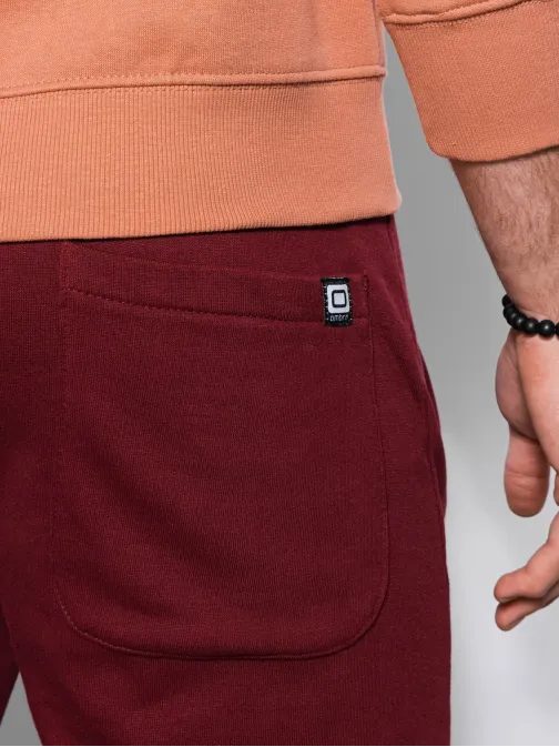 Udobna trenirka v bordo barvi P946