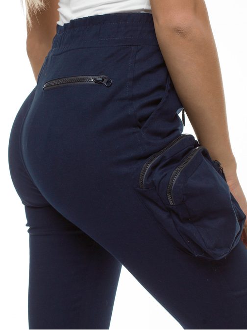 Trendovske granatne ženske jogger hlače O/802