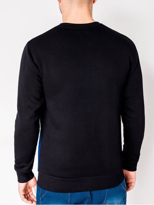 Črn originalne pulover brez kapuce b701