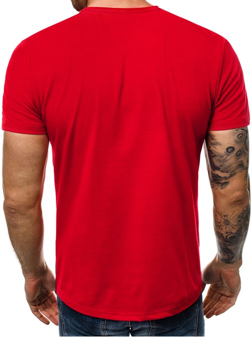Originalna moška majica rdeča OZONEE JS/10855