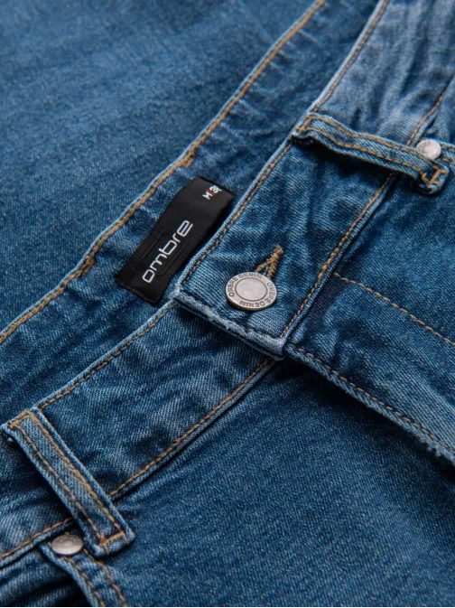 Privlačne temno modre moške kavbojke V2 PADP-0255