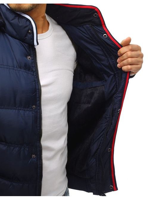 Granat zimska jakna v originalnem dizajnu
