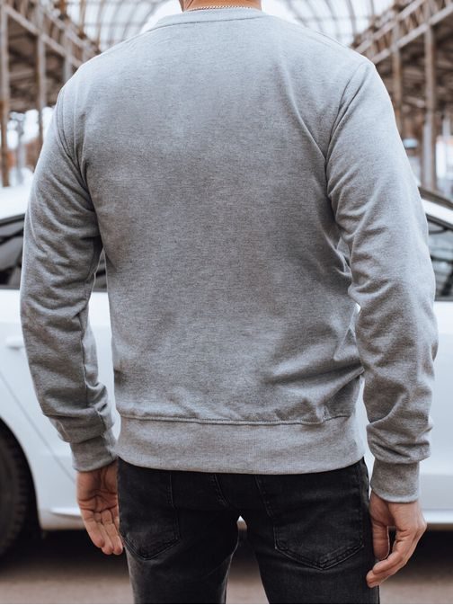 Atraktiven moški siv pulover