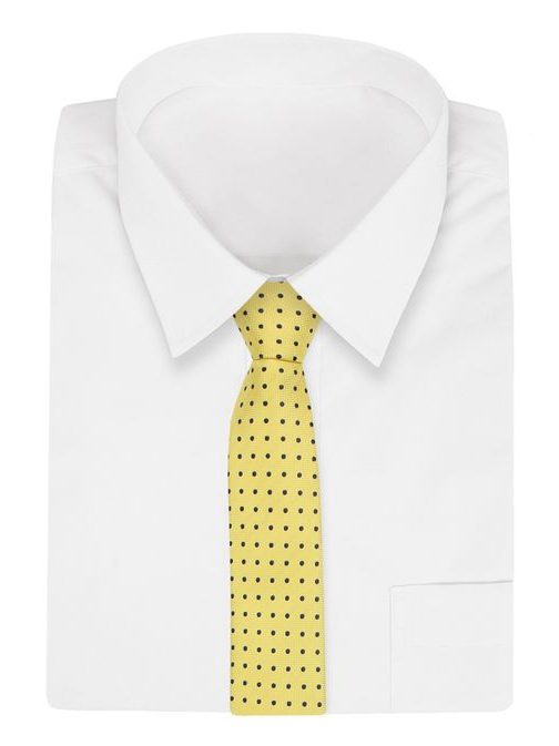 Rumena pikasta kravata