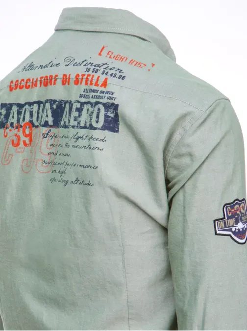 Srajca s stilskim motivom v barvi mete