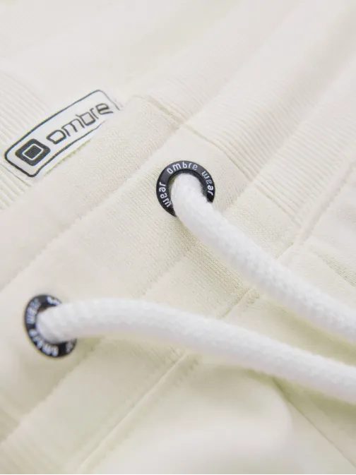 Krem trenirka s trendovskimi šivi V11 PABS-0173