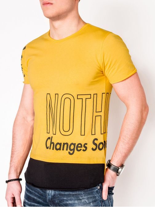 Modna majica v rumeni barvi s981