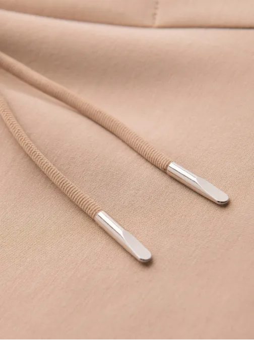 Modne bež moške kratke hlače z logotipom V3 SRBC-0153