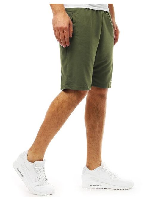 Udobne zelene moške kratke hlače