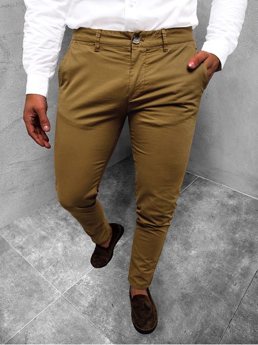 Chinos hlače v camel barvi JB/JP1146/5