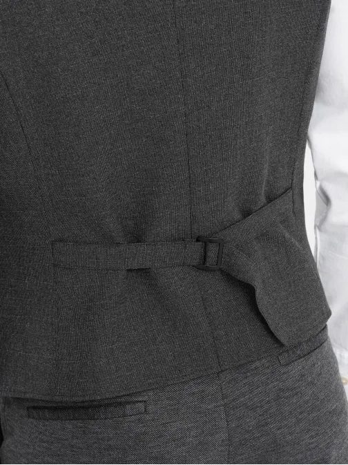 Edinstveni grafit eleganten telovnik V2 BLZV-0109