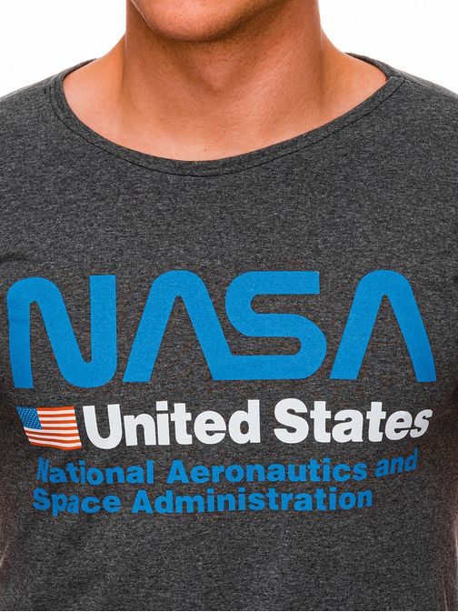 Temno siva majica NASA S1436