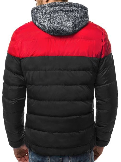 Stilska zimska črna jakna OZONEE G/50A131