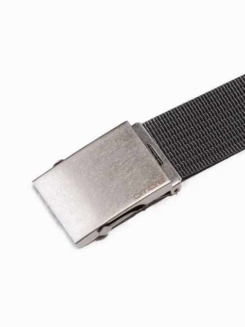 Moški pas v temno sivi barvi A029