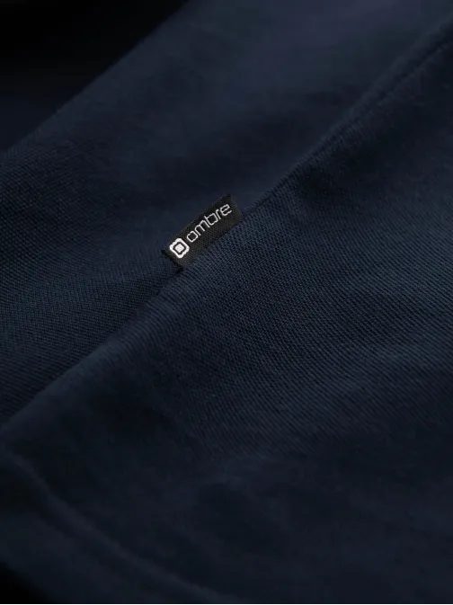 Atraktivna temno modra polo majica V1 POSS-0127