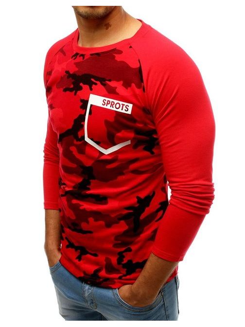 Army rdeča majica s potiskom