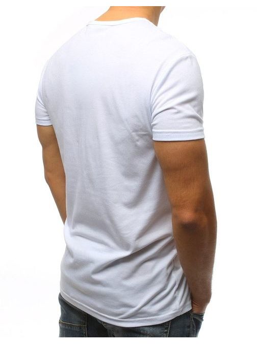 Senzacionalna bela majica z atraktivnim potiskom