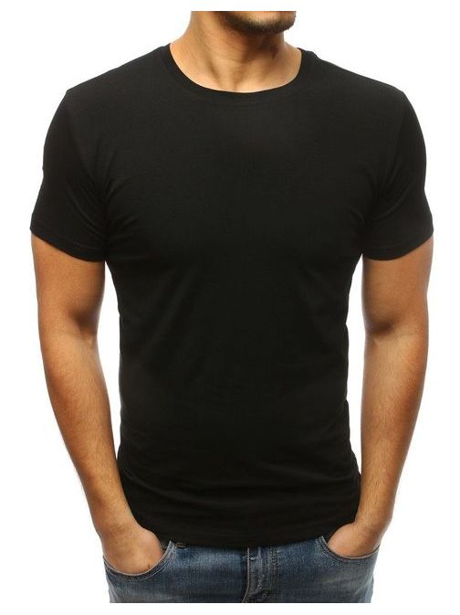 Preprosta majica v črni barvi