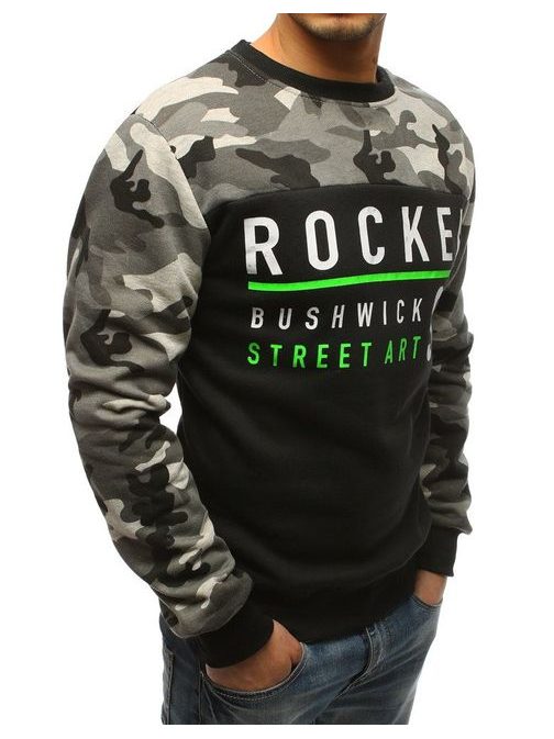 Army črn pulover ROCKED 92
