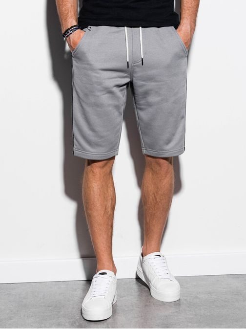 Zanimive kratke hlače v sivi barvi W241