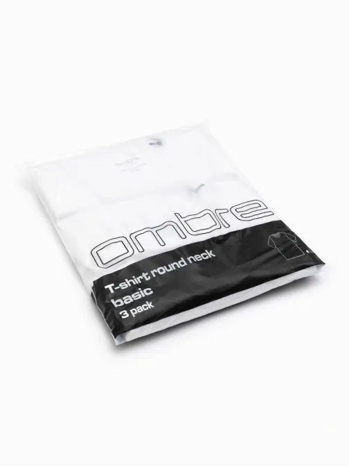 Trojni paket belih majic V11 TSBS-0268