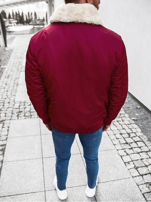 Bordo bomber jakna modernega izgleda O/X1026KZ