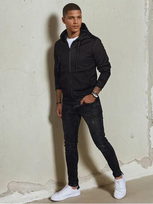 Edinstvena črna moška jopa modnega videza