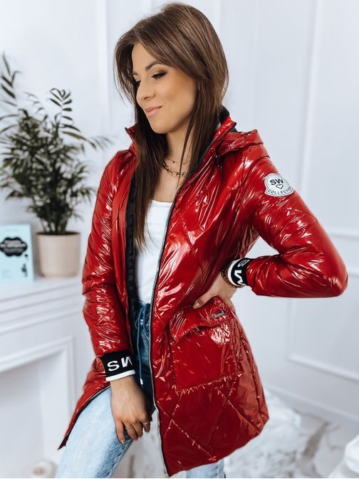 Stilska ženska rdeča jakna Dakota