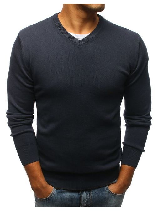 Preprost moški grafit pulover