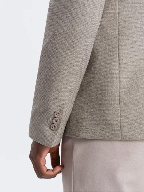 Originalen bež moški suknjič  V3-BLZB-0114