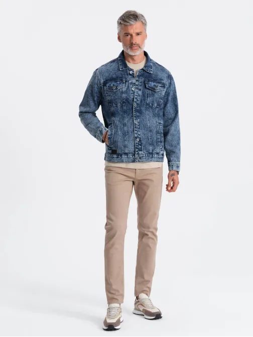 Modna temna jeans jakna C441