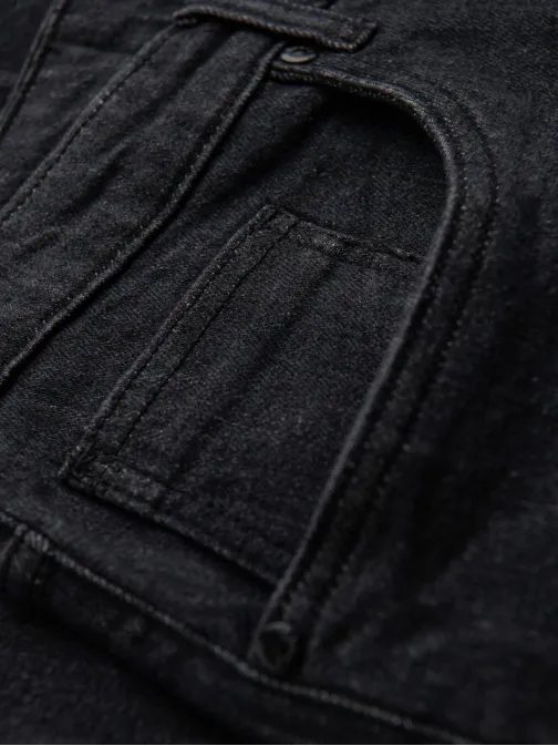 Edinstvene črne moške kavbojke V2 PADP-0241