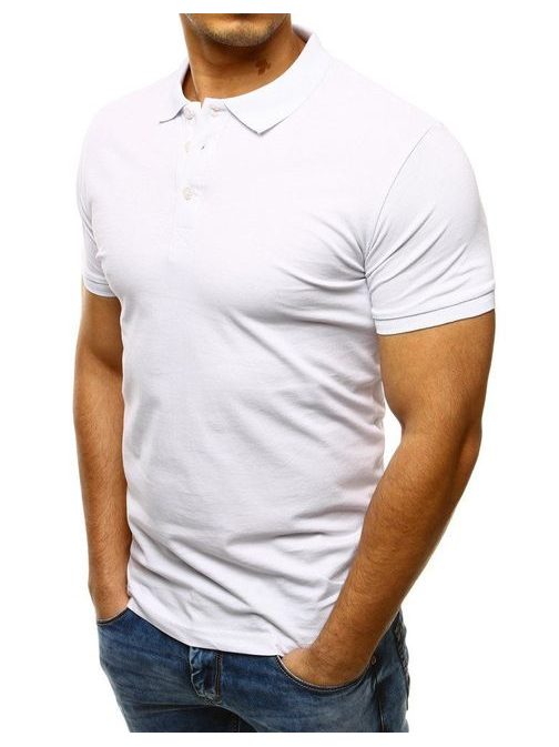 Bela stilska polo majica