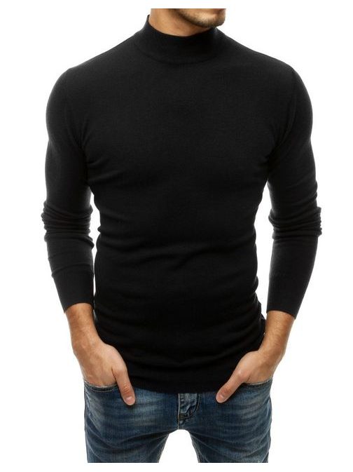 Topel črn pulover