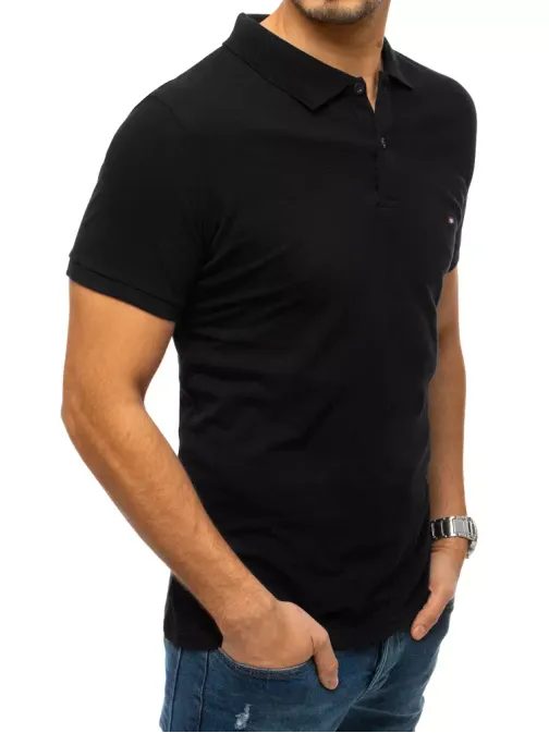 Polo majica v črni barvi