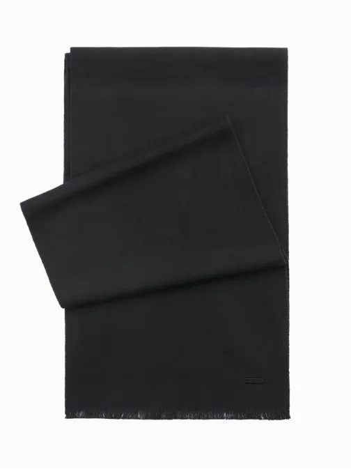 Atraktiven moški črni šal V1 ACSF-0116