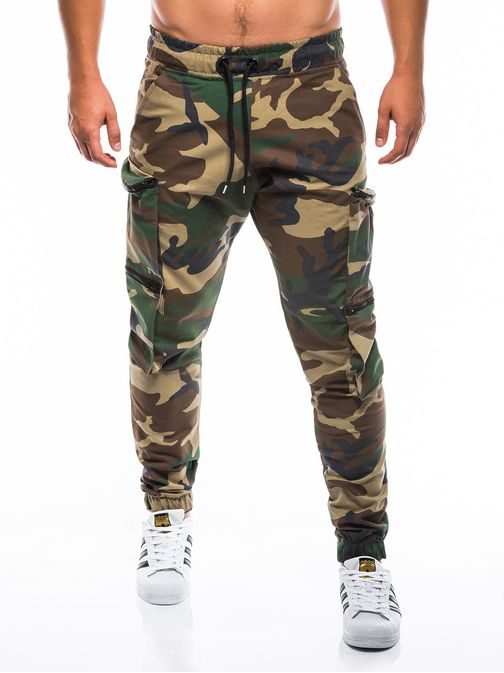 ARMY JOGGER HLAČE V ZELENI BARVI P706