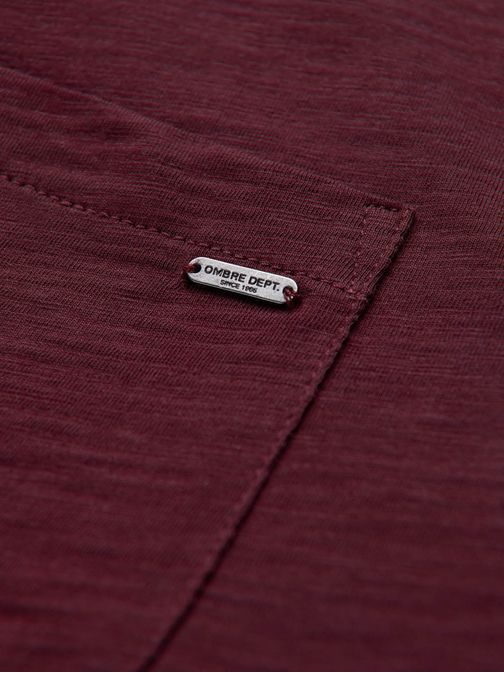 Modna bordo polo majica V6 S1744