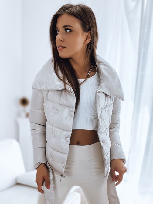 Čudovita ženska bež bunda London Premium