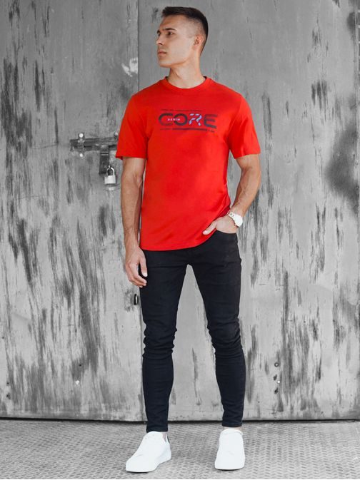 Originalna rdeča majica z napisom