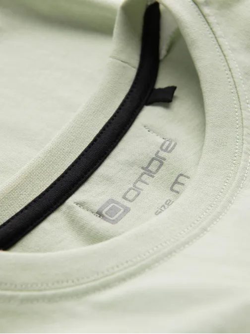 Edinstvena majica z našitkom v barvi mete V9 S1632