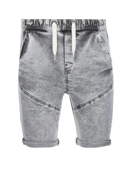 Stilske sive jeans kratke hlače W361