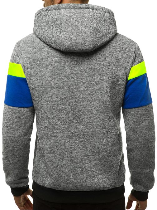 Siv pulover stilskega dizajna JS/KS2239