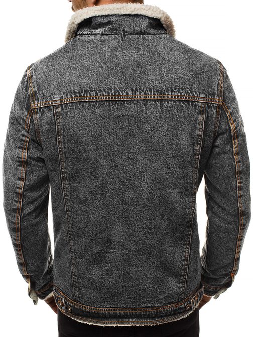 Udobna grafit moška jakna iz jeansa JB/JP1109Z