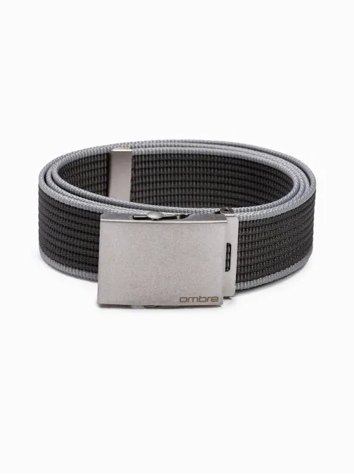 Moški temno siv pas A364