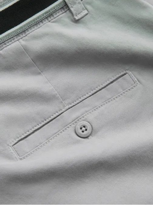 Sive chinos hlače z okrasnim pasom V6 PACP-0118