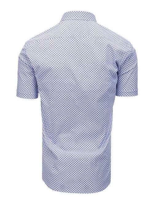 Senzacionalna vzorčasta srajca v beli barvi